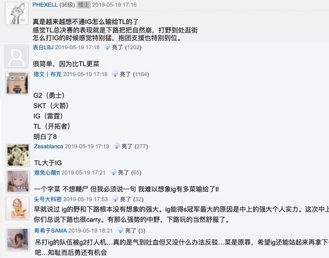 TL被G2吊打后，队伍整体实力再引热议，网友：IG到底是怎么输的？